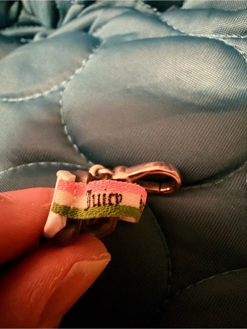 Super Rare Y2K Juicy Couture Snow Bunny Ski Mask Charm. No Box but never worn